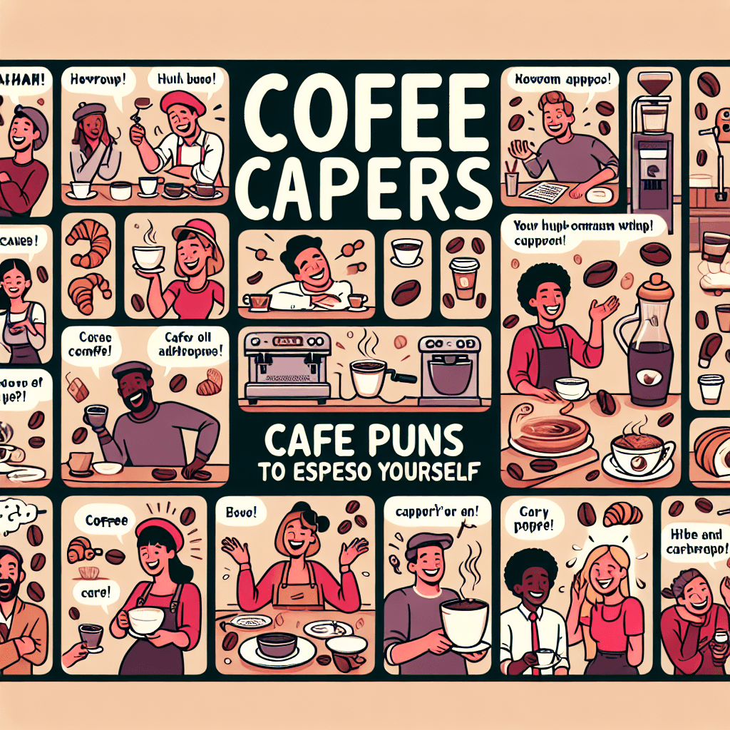 Coffee Capers: 200+ Cafe Puns to Espresso Yourself